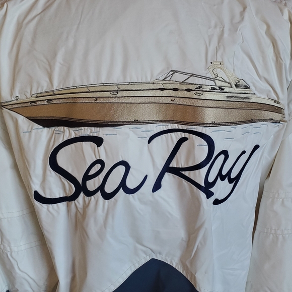 Vintage ASTRO Spprtswear SeaRay Boating Windbreaker Jacket Mens - Picture 10 of 15